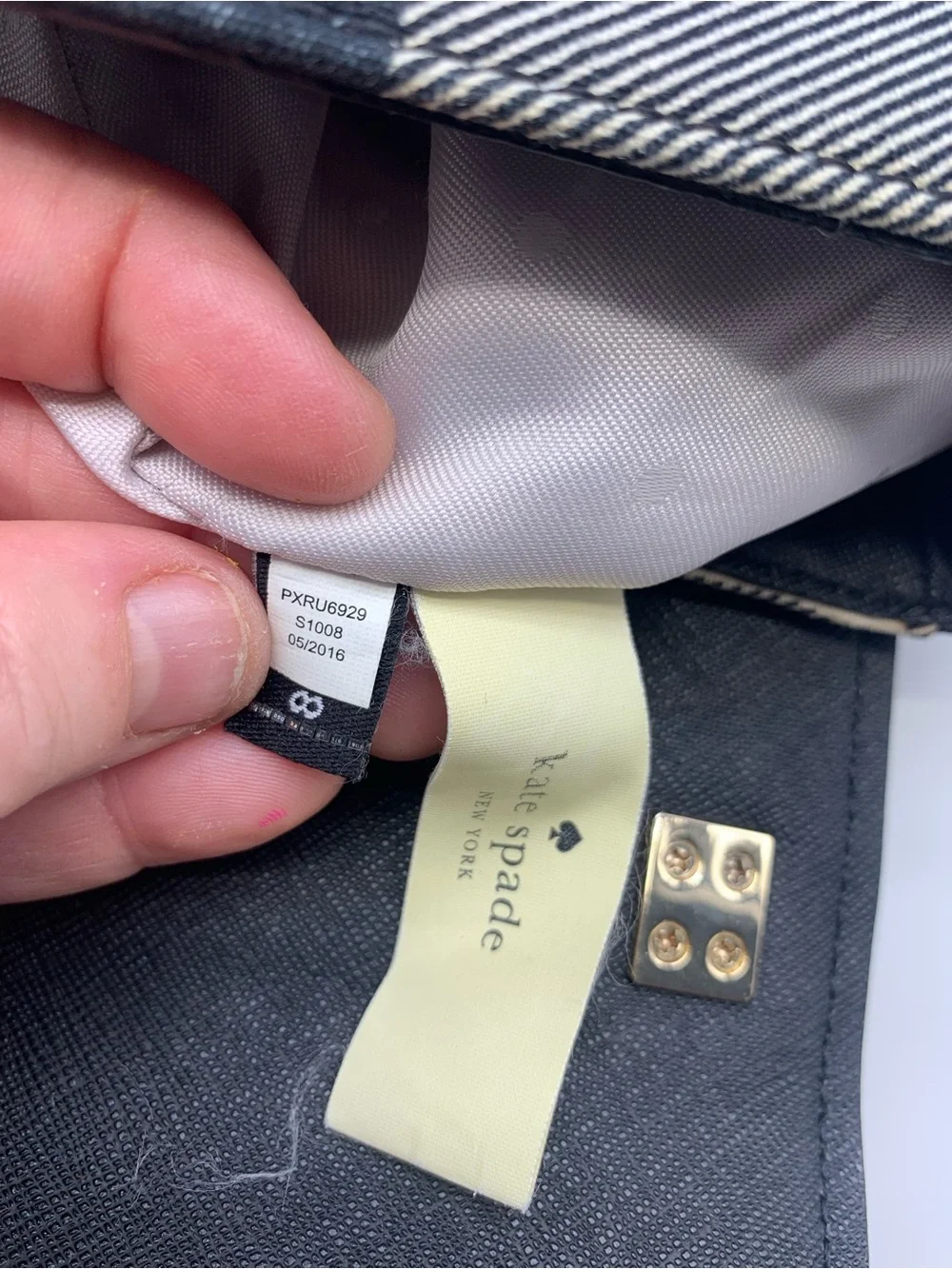 KATE SPADE Byrdie Buffalo Check Plaid Crossbody